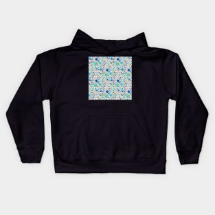 Squares &Triangles in Blue Mint Kids Hoodie